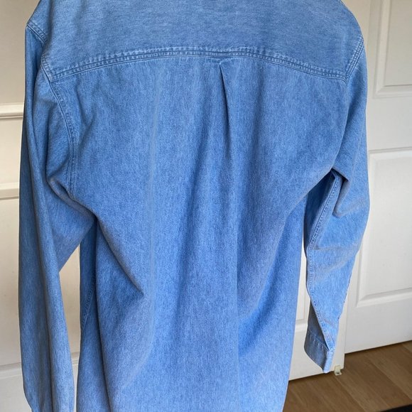 Vintage 1995 Bali Hard Rock Cafe Denim Shirt – Size Medium - Picture 9 of 9